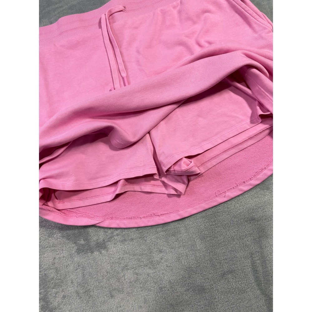 Crown & Ivy Pink Knit Skort XL Drawstring Waist Athletic Skirt with Shorts - Picture 5 of 5